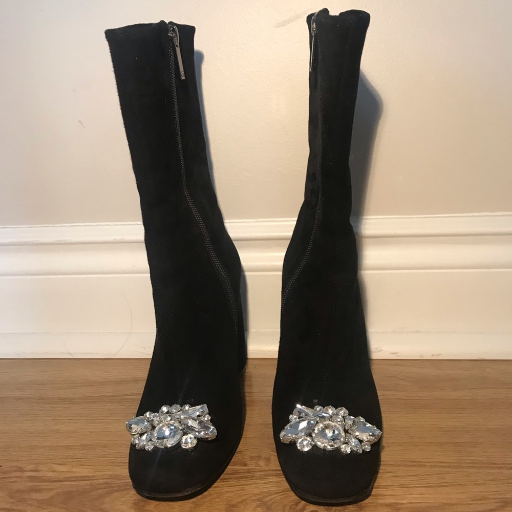 Boots for sale, suede, size 35